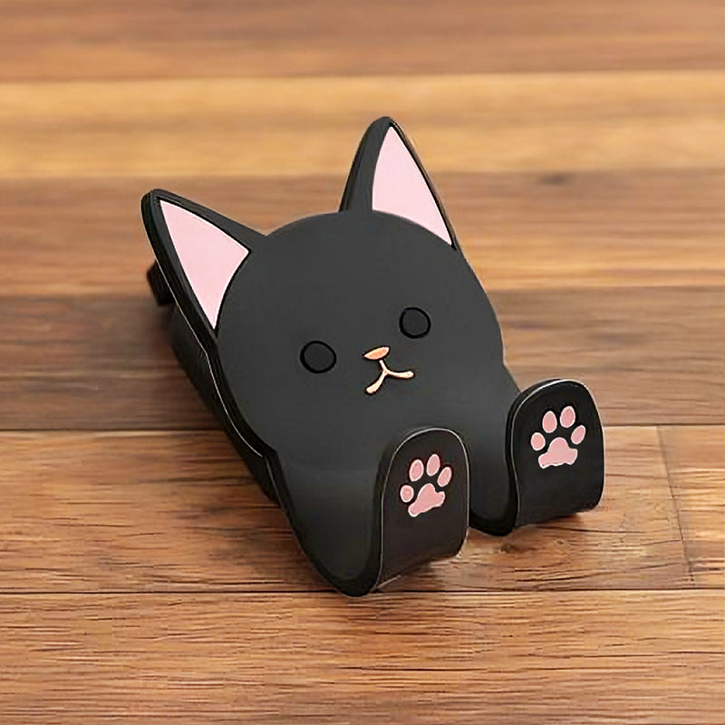 Toyo Case Magnetic Hook Clip Cat Series Black Cat