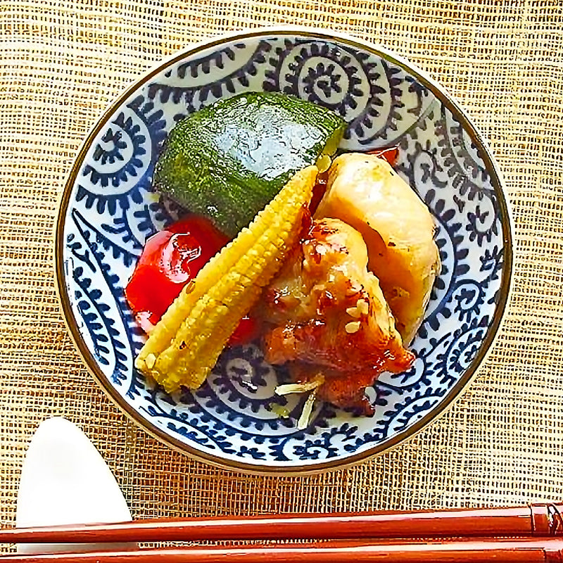 Japanese Sauce Dish 9cm Indigo