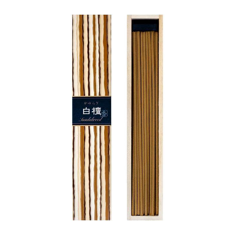 KAYURAGI Japanese Cypress Incense 40 sticks Sandalwood