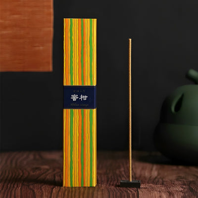KAYURAGI Japanese Cypress Incense 40 sticks Mikan Orange