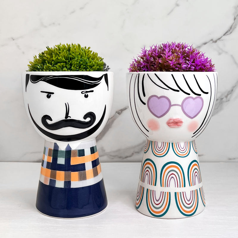 Brooke Ceramic Vase & Planter