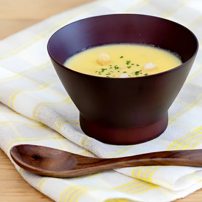 Natural Wooden Soup Spoon Made In Japan