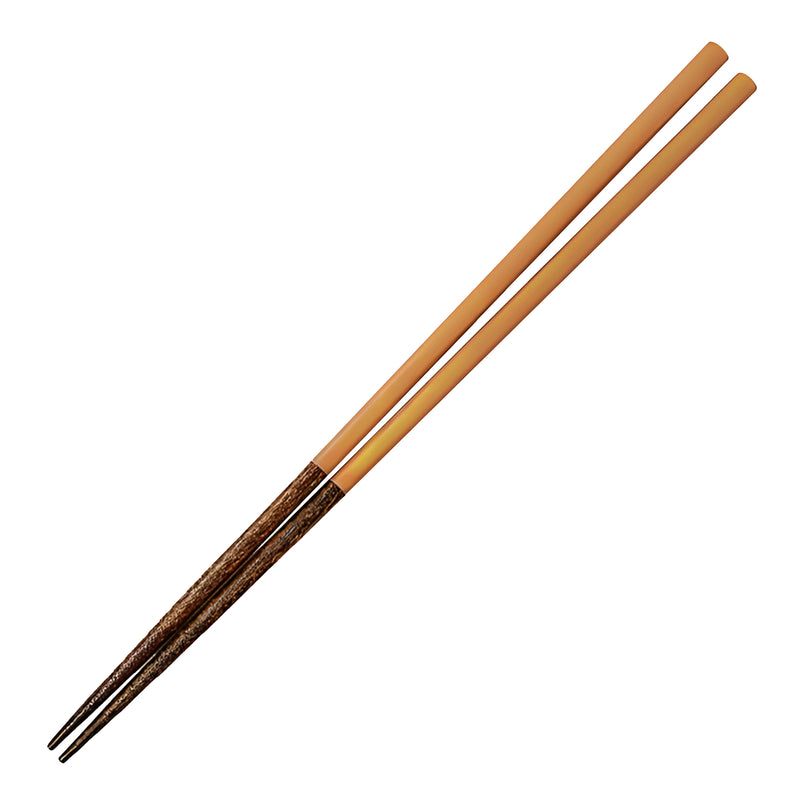 Natural Wood Chopsticks Mustard 27cm Made In Japan