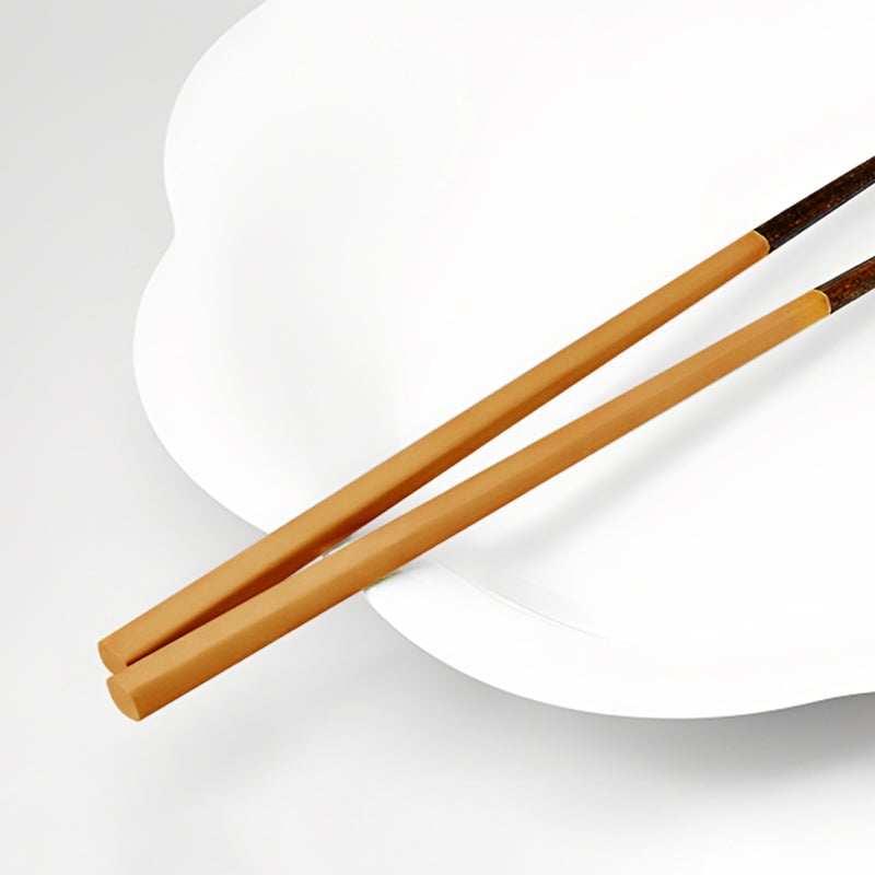 Natural Wood Chopsticks Mustard 27cm Made In Japan