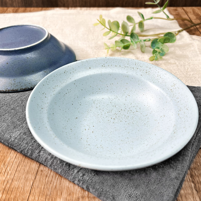 Japanese Ceramic Serving Plate 14cm Pale Glacial Blue