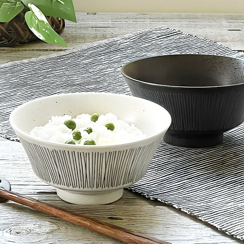 Ichiku Mino Ware Noodle Bowl 15cm White