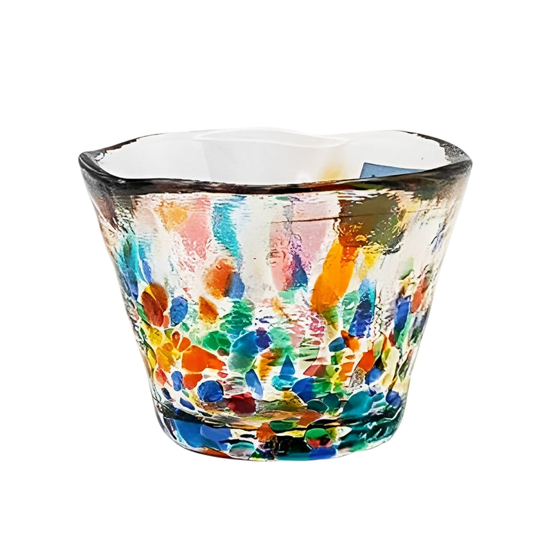 Bi Tsugaru Idro Glass Sake Cup 6.5cm Crafted In Japan
