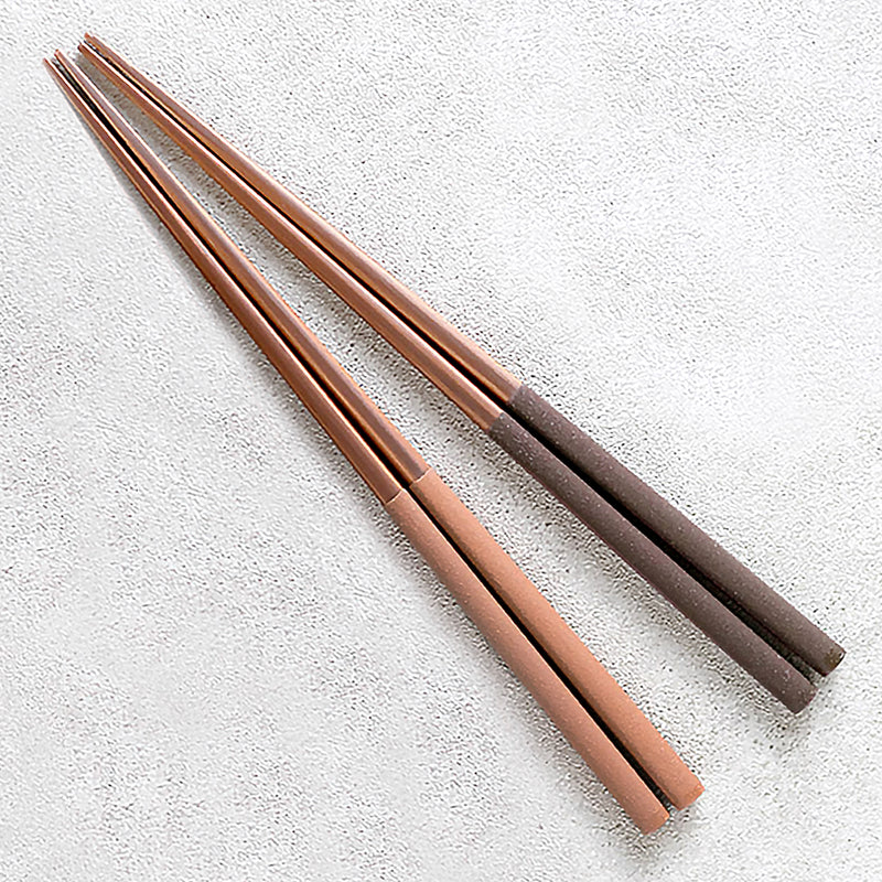 Natural Wood Chopsticks Cologne Brown 23cm Made In Japan