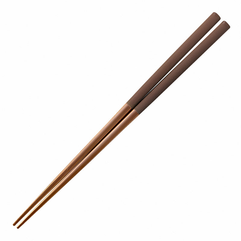 Natural Wood Chopsticks Cologne Brown 23cm Made In Japan