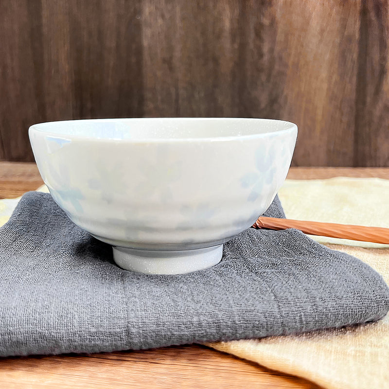 Japanese Rice Bowl Series 12cm Sakura Pale Blue