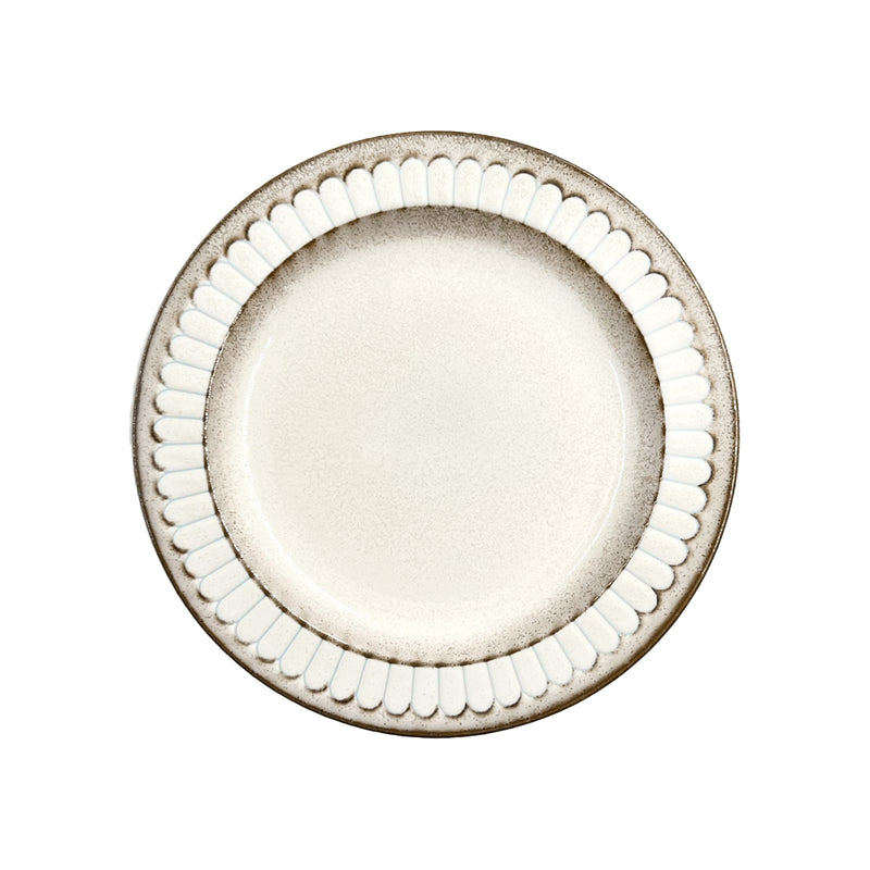 Japanese Ceramic Side Plate 16cm French Cream