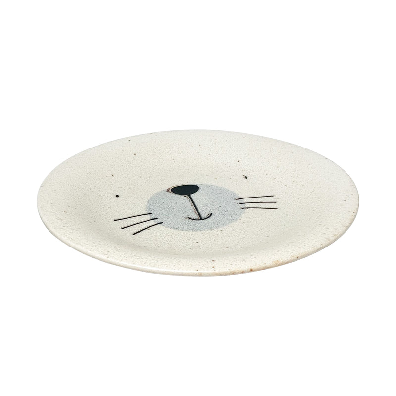 Japanese Side Plate 16.5cm MOGUMOGU Cute Seal