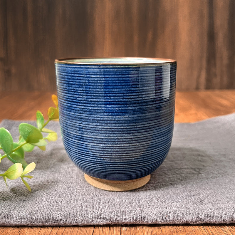 Ichichin Japanese Tea Cup Blue 350ml