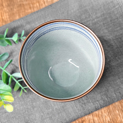 Ichichin Japanese Tea Cup Blue 350ml