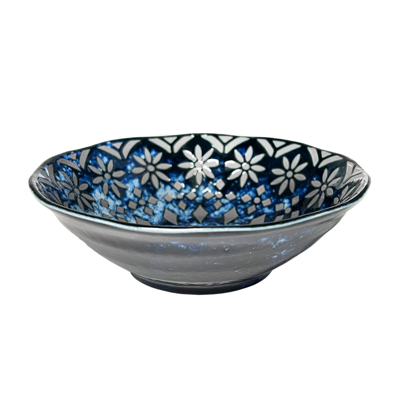 Japanese Serving Bowl 14.5cm Zahra Ocean Blue