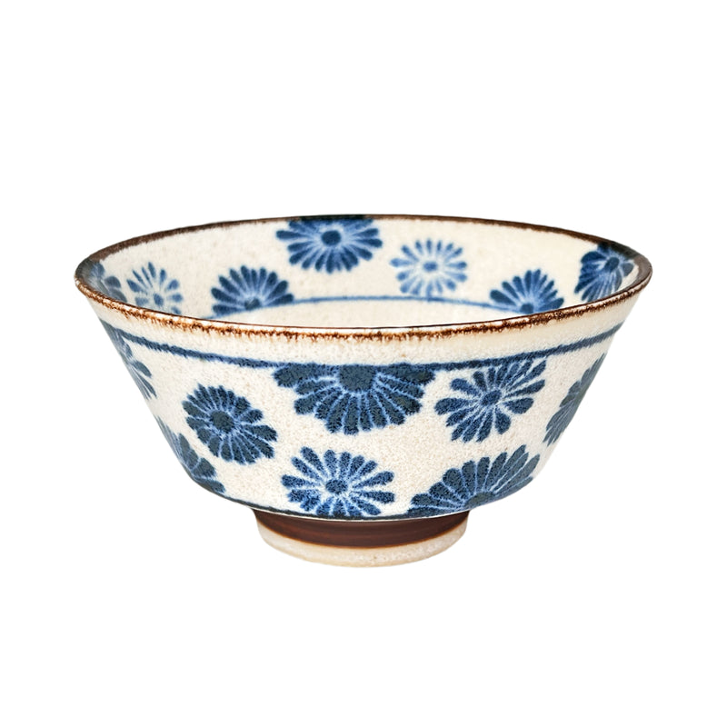 Japanese Ceramic Rice Bowl PAIKAJI 13cm Hana