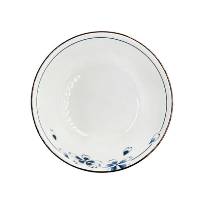 Japanese Ceramic Rice Bowl 13cm Sakura Blue