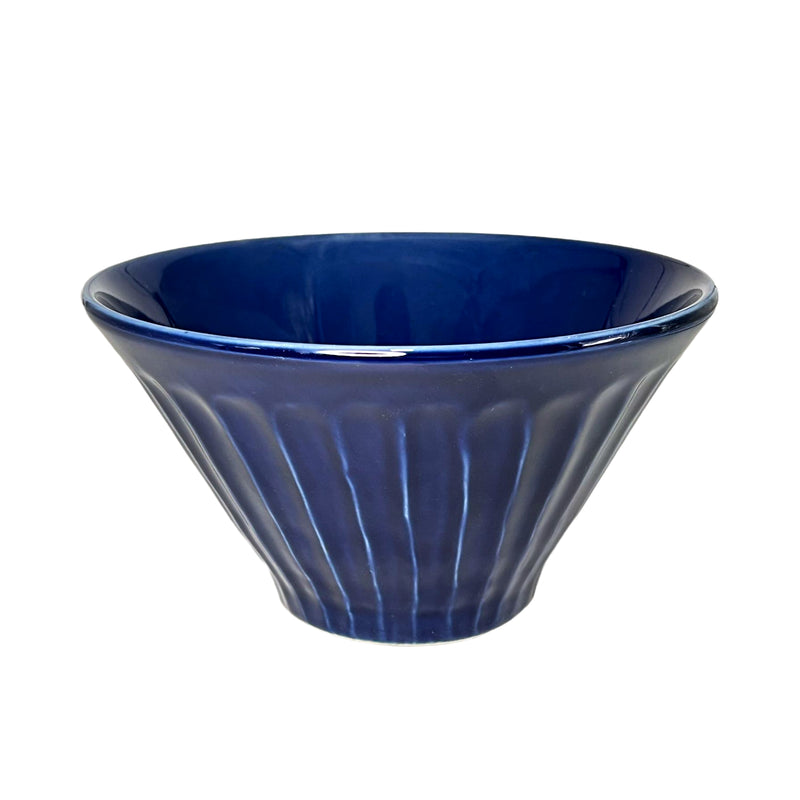 Large Noodle Bowl 19cm Deep Blue Handcrafted