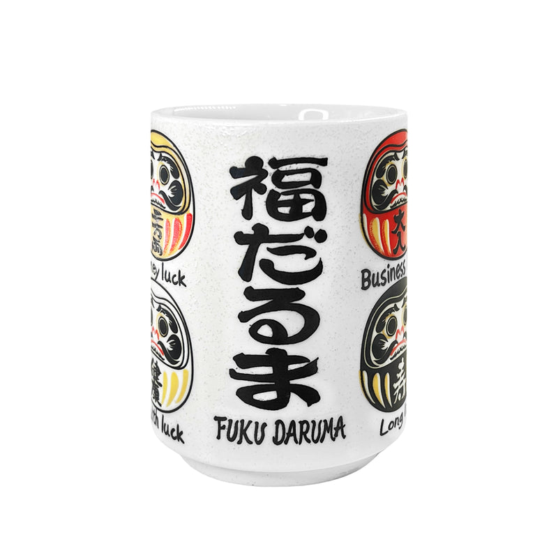 Japanese Ceramic Tea Cup Fuku Daruma 350ml