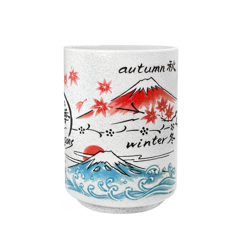 Japanese Ceramic Tea Cup Mount Fuji 350ml