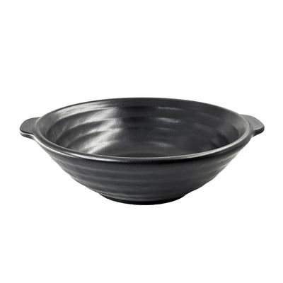 Japanese Serving Bowl Series 21.5cm Black With Handles