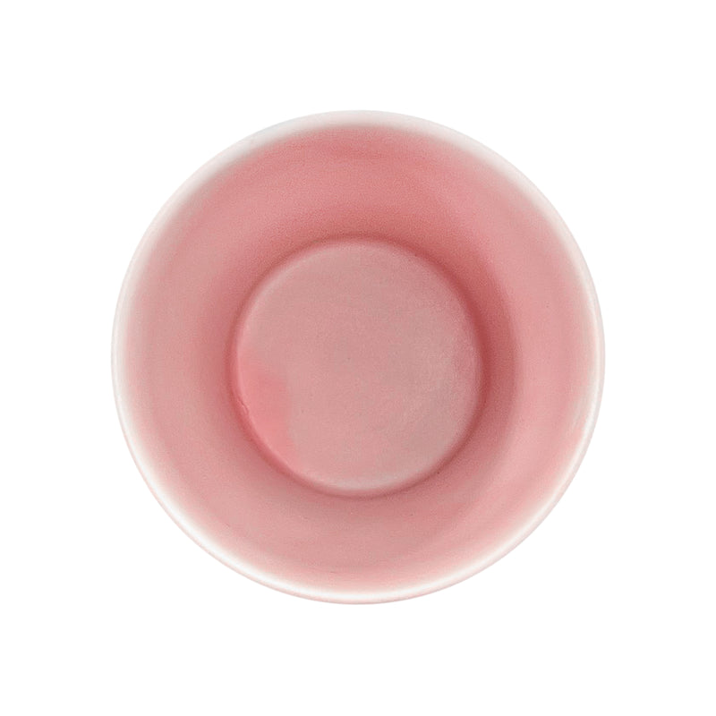 Japanese Ceramic Cup Pink Green 350ml