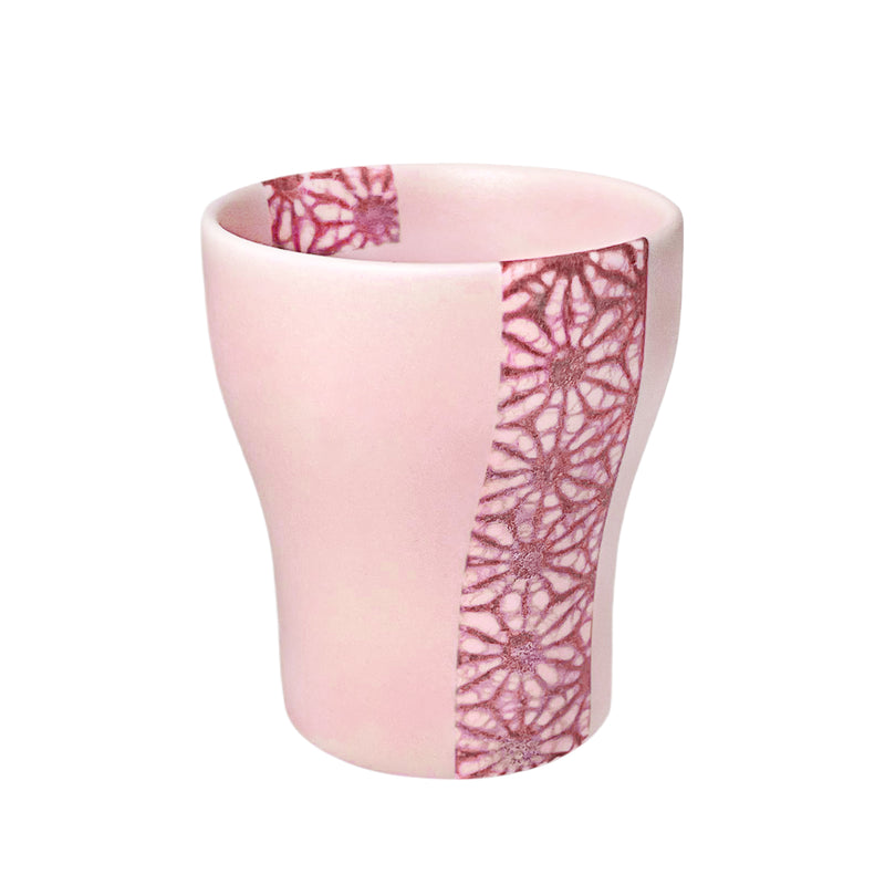 Japanese Ceramic Cup Pink Magenta 350ml