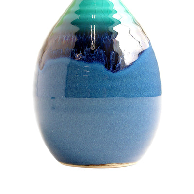 Awasaka Japanese Gift Set of 3 Sake Bottle & Cups Sea's Palette
