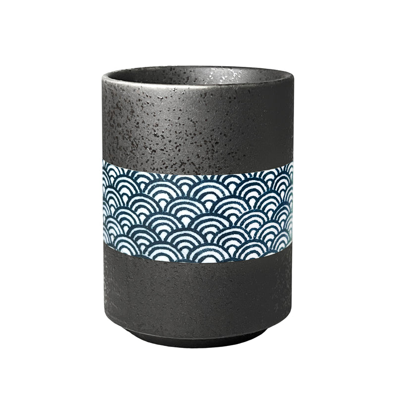 Japanese Ceramic Tea Cup Waves 250ml