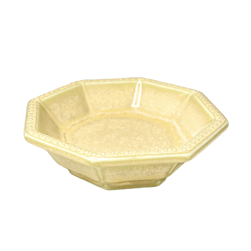 Minorutouki Mino Ware "Amy" Sauce Dish 9cm Yellow