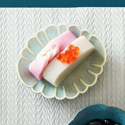 Japanese Pottery Sauce Dish 9.5cm CHOTTO Cloud Unofu