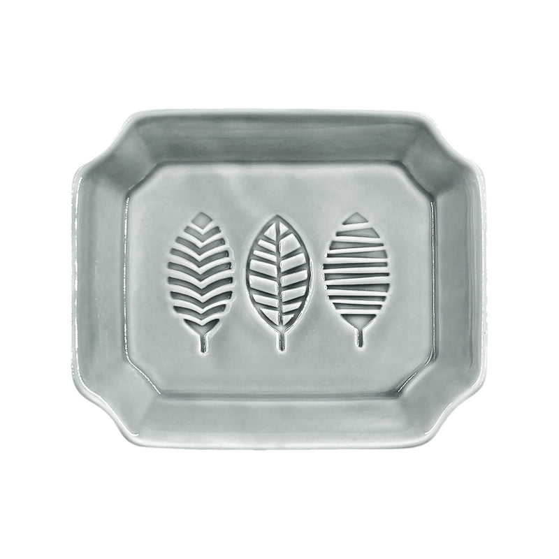 Minoru Pottery Mino Ware PIENI-Lintu 105mm Mini Plate Ash Grey