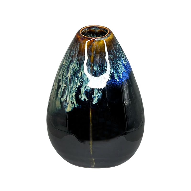 Japanese Mini Tear Drop Vase Midnight Hokkaido