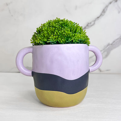 Ceramic Planter & Pot with Handles 18cm