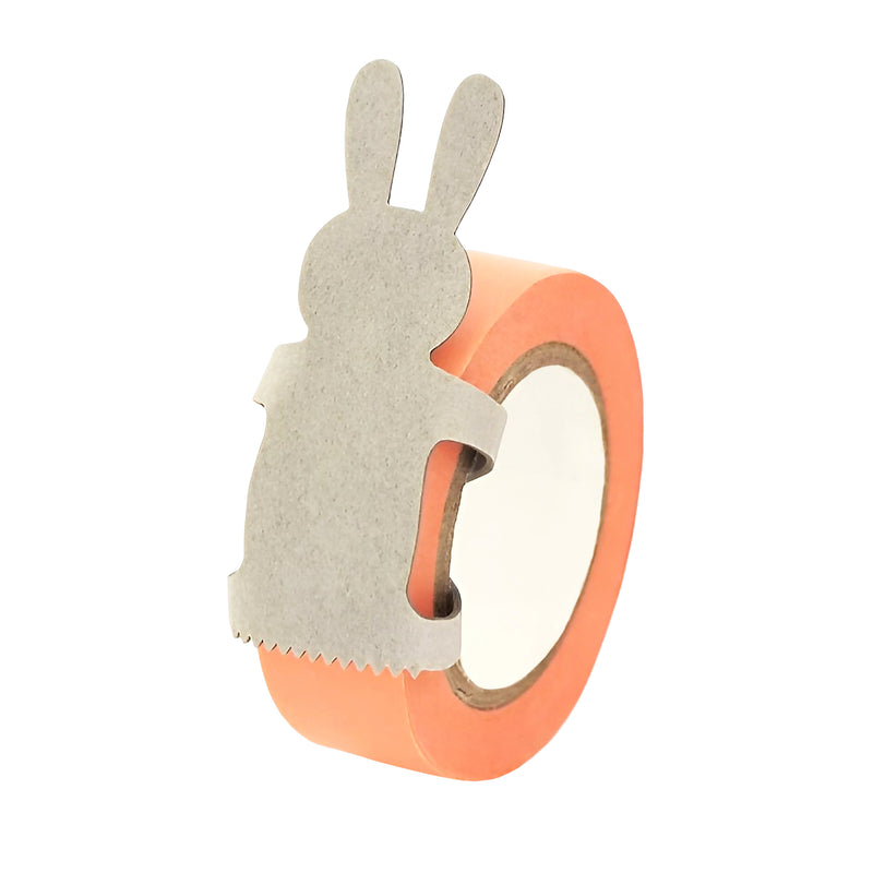 Animal Hug Tape Cutter Series Grey Rabbit