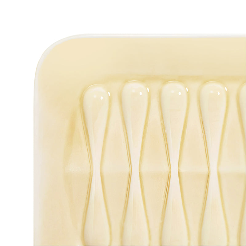 Alta Saraet Series Fish Plate Yellow