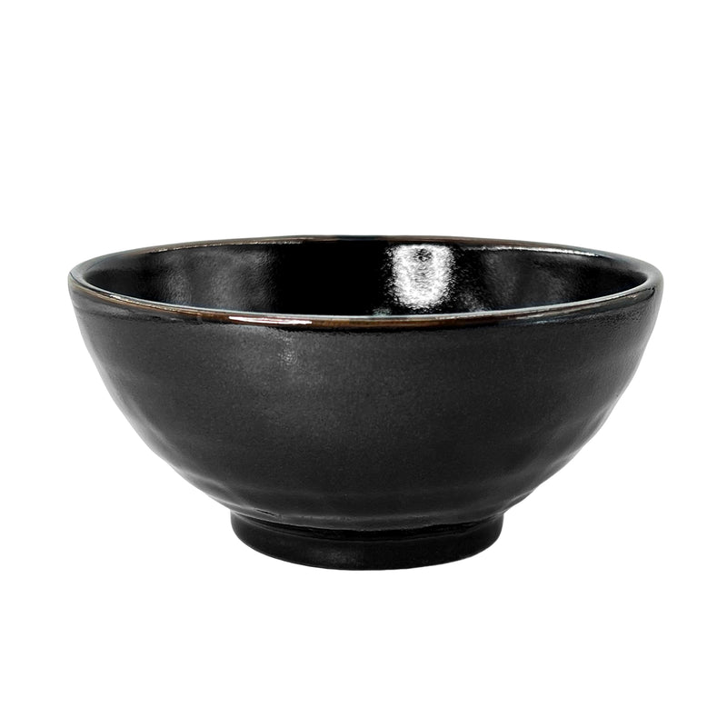 Japanese Ramen Noodle Bowl 18.5cm Black