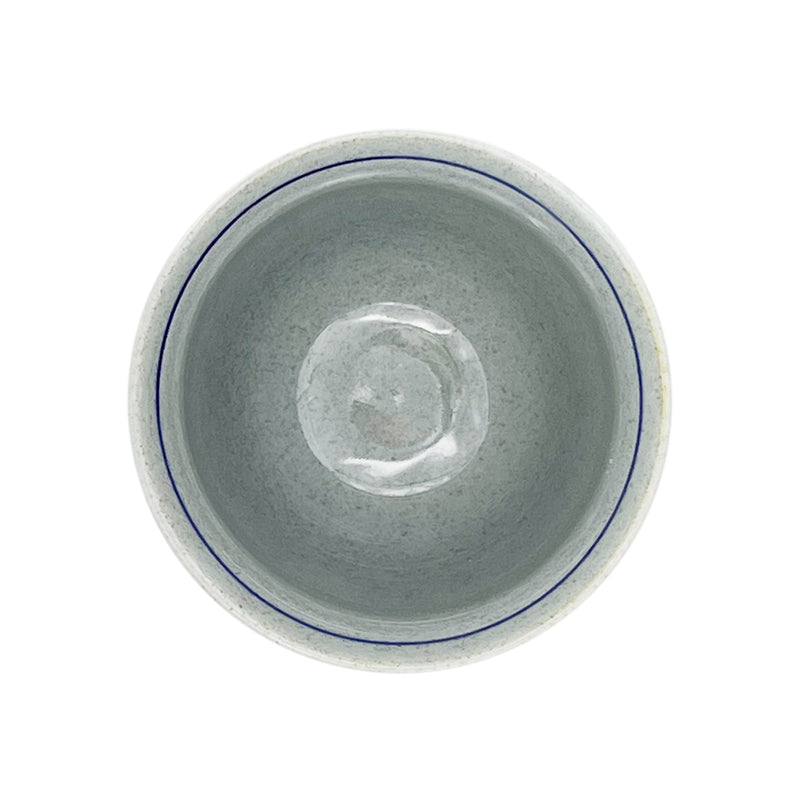 Japanese Ceramic Tea Cup Vines Blue 250ml