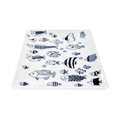 Ocean Series Fish Square Plate