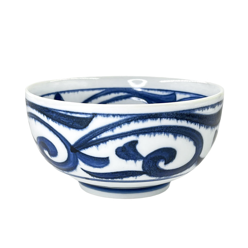 Japanese Ramen Noodle Bowl Series 16cm Blue Vines