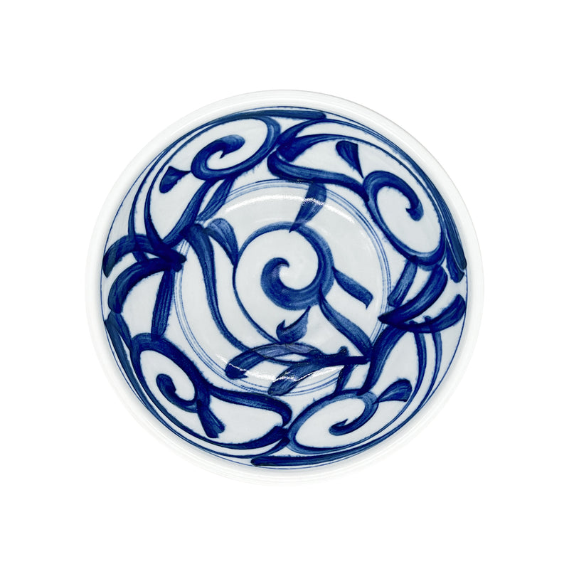 Japanese Ramen Noodle Bowl Series 16cm Blue Vines