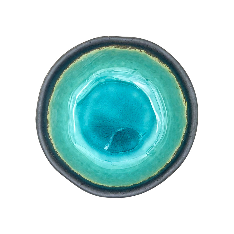 Japanese Noodle Bowl 15cm Turquoise Glaze
