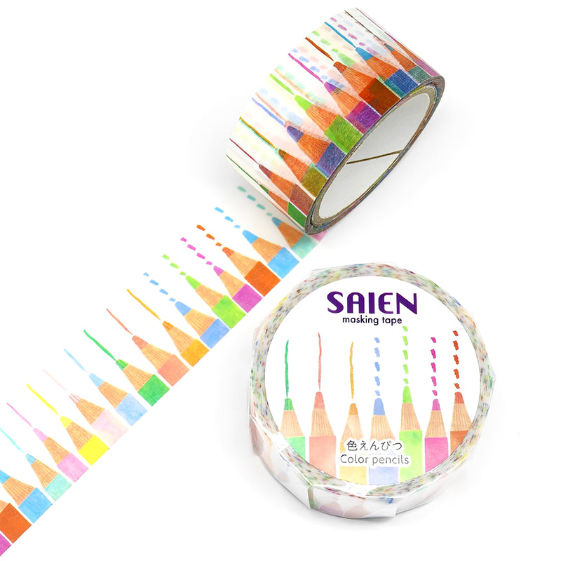 Saien Masking Tape Series Colored Pencils