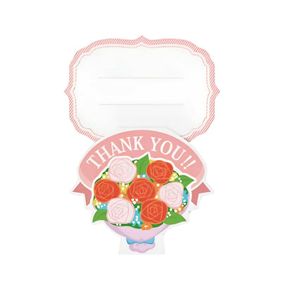 Pop-up Mini Greeting Card THANK YOU Series Bouquet