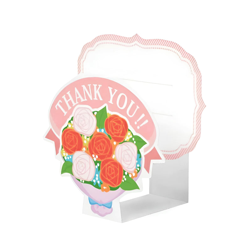 Pop-up Mini Greeting Card THANK YOU Series Bouquet