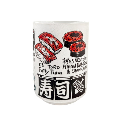 Japanese Ceramic Tea Cup Maguro 350ml