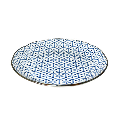 Japanese Ceramic Dinner Plate 25.5cm Monyou