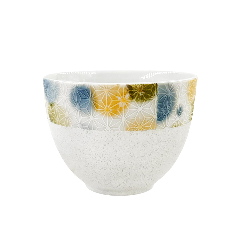 Japanese Ceramic Mug Sobachoko 10cm Asanoha