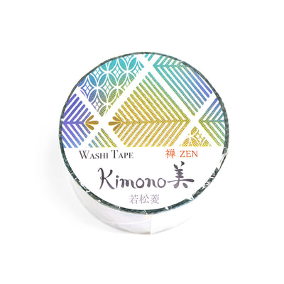 Kimono美 Masking Tape Series Wakamatsubishi ( Gold Leaf Gradation )