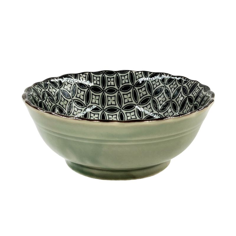 Japanese Ceramic Rice Bowl Seven Treasures 12cm